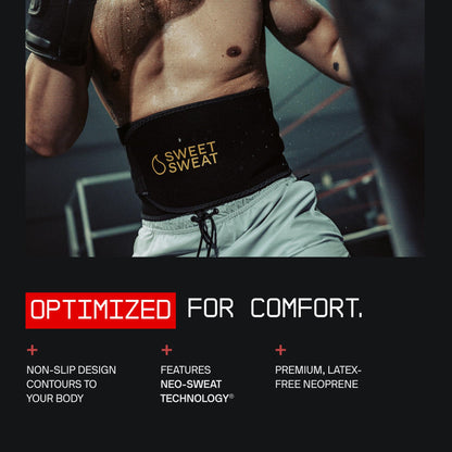 Sweet Sweat Waist Trimmer Belt- Stomach Skimming & Workout Belt For Men/Women